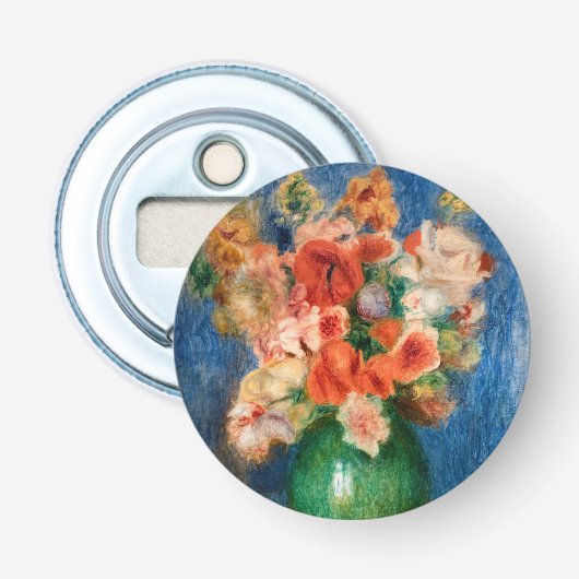 Pierre-Auguste Renoir - Bouquet Button Flesopener (Voorkant)
