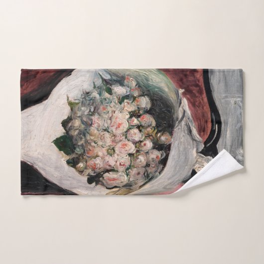 Pierre-Auguste Renoir - Bouquet dans une boîte (Serviette à main)