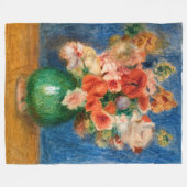 Pierre-Auguste Renoir - Bouquet Fleece Deken (Voorkant (Horizontaal))