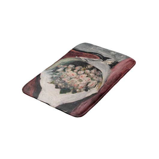 Pierre-Auguste Renoir - Bouquet in een doos Badmat (Gekanteld)