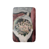 Pierre-Auguste Renoir - Bouquet in een doos Badmat (Voorkant Verticaal)