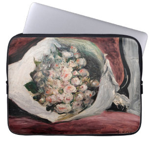 Pierre-Auguste Renoir - Bouquet in een doos Laptop Sleeve
