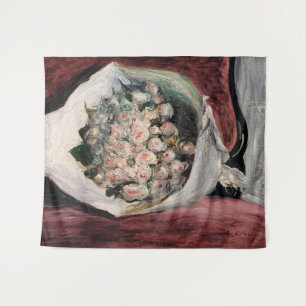Pierre-Auguste Renoir - Bouquet in een doos Wandkleed