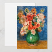 Pierre-Auguste Renoir - Bouquet Kaart (Voorkant / Achterkant)