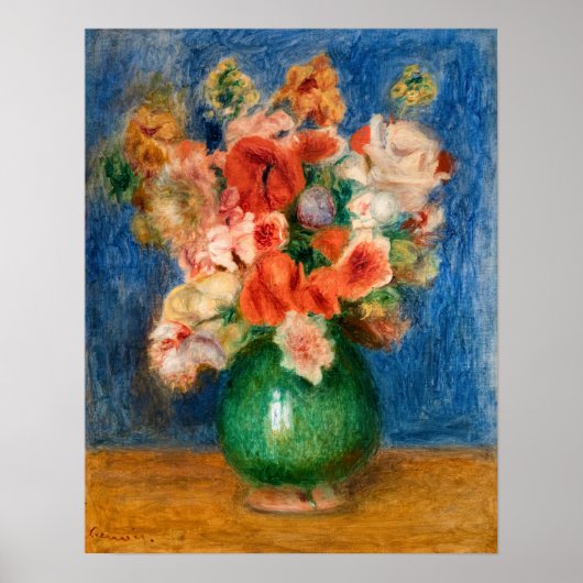 Pierre-Auguste Renoir - Bouquet Poster (Voorkant)