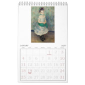 PIERRE AUGUSTE-RENOIR CALENDRIER D'ART FIN (Jan 2026)
