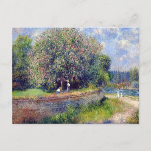 Pierre-Auguste Renoir Chestnut Tree Briefkaart (Voorkant)