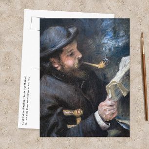Pierre-Auguste Renoir - Claude Monet lezend Briefkaart