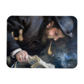 Pierre-Auguste Renoir - Claude Monet lezend Magneet (Horizontaal)