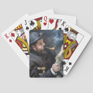 Pierre-Auguste Renoir - Claude Monet lezend Pokerkaarten