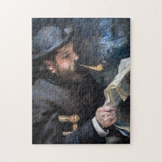 Pierre-Auguste Renoir - Claude Monet Reading Legpuzzel (Verticaal)