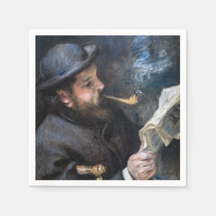 Pierre-Auguste Renoir - Claude Monet Reading Servet