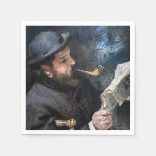 Pierre-Auguste Renoir - Claude Monet Reading Servet (Voorkant)