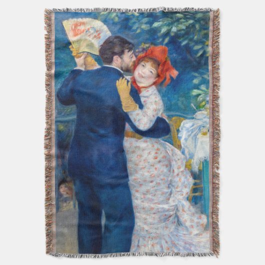 Pierre-Auguste Renoir - Country Dance Deken (Voorkant Verticaal)