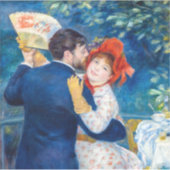Pierre-Auguste Renoir - Country Dance Sticker (Voorkant)