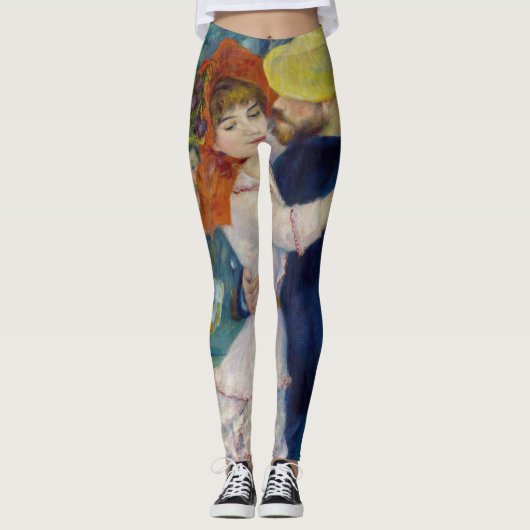 Pierre-Auguste Renoir - Dance te Bougival Leggings (Voorkant)