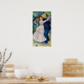 Pierre-Auguste Renoir - Dance te Bougival Poster (Keuken)