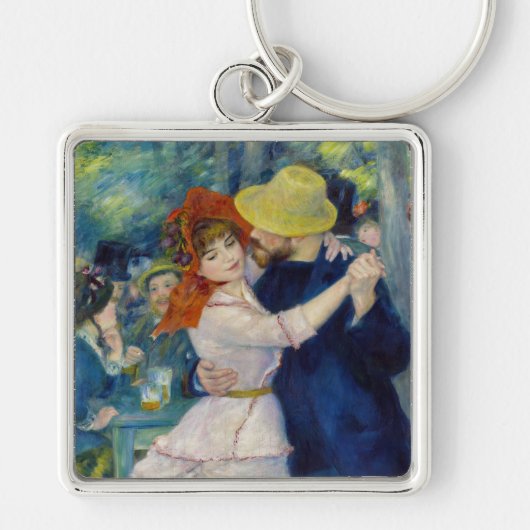 Pierre-Auguste Renoir - Dance te Bougival Sleutelhanger (Voorkant)