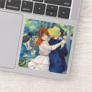 Pierre-Auguste Renoir - Dance te Bougival Sticker