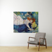 Pierre-Auguste Renoir - Dance te Bougival Wandkleed (In Situ (horizontaal))