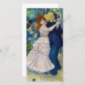 Pierre-Auguste Renoir - Dans aan de Bougival Bedankkaart (Voorkant / Achterkant)