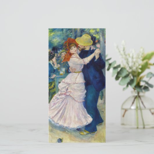 Pierre-Auguste Renoir - Dans aan de Bougival Bedankkaart (Staand voorkant)