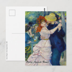 Pierre-Auguste Renoir - Dansen bij Bougival Briefkaart