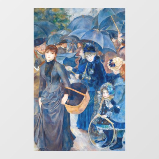 Pierre-Auguste Renoir - De Paraprellas Raamsticker (Vel)