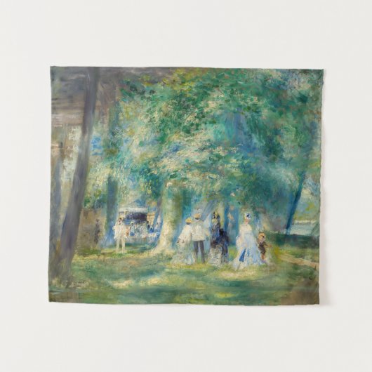 Pierre-Auguste Renoir - De partij in Saint-Cloud Wandkleed (Voorkant (horizontaal))