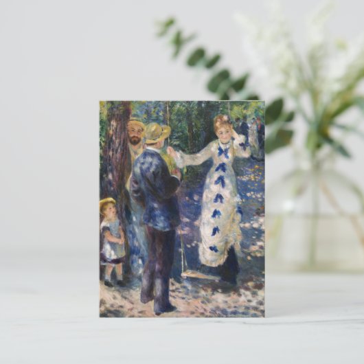 Pierre-Auguste Renoir - De Schommel Briefkaart (Staand voorkant)