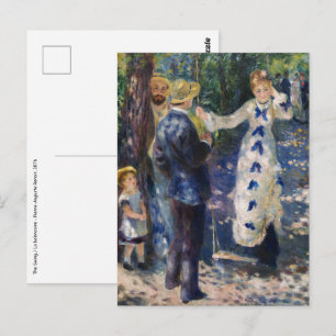 Pierre-Auguste Renoir - De Schommel Briefkaart