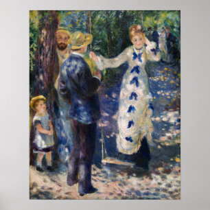 Pierre-Auguste Renoir - De Schommel Poster