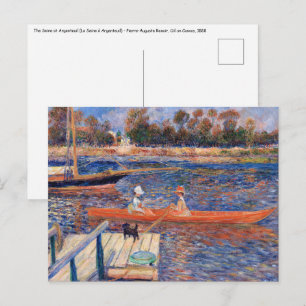 Pierre-Auguste Renoir - De Seine bij Argenteuil Briefkaart