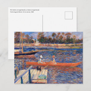 Pierre-Auguste Renoir - De Seine bij Argenteuil Briefkaart