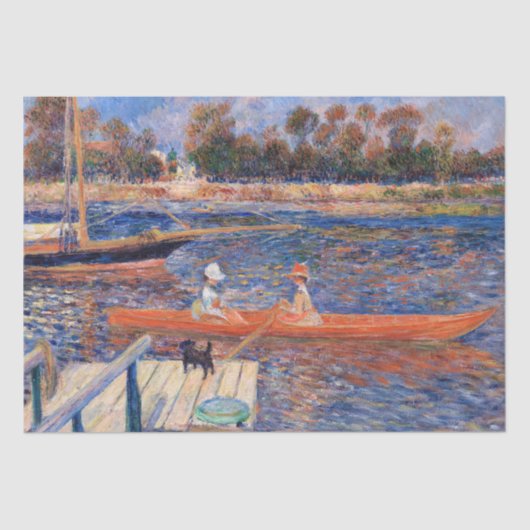 Pierre-Auguste Renoir - De Seine bij Argenteuil Tissuepapier (Voorkant)