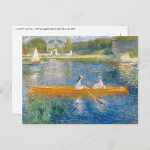 Pierre-Auguste Renoir - De Skiff Briefkaart