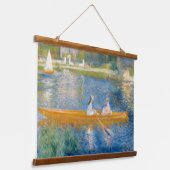 Pierre-Auguste Renoir - De Skiff Hangend Wandkleed (Gebogen)