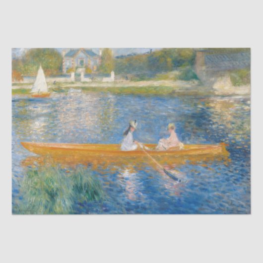 Pierre-Auguste Renoir - De Skiff Tissuepapier (Voorkant)