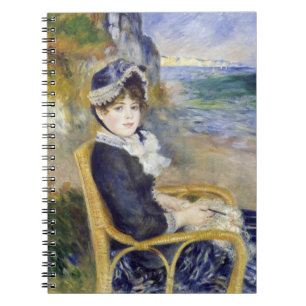 Pierre-Auguste Renoir - door de Seashore Notitieboek