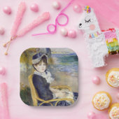 Pierre-Auguste Renoir - door de Seashore Papieren Bordje (Feest)