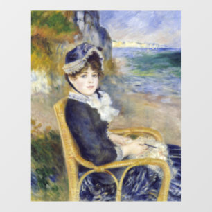 Pierre-Auguste Renoir - door de Seashore Raamsticker