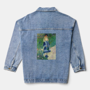 Pierre-Auguste Renoir - Een meisje met een gieter Denim Jacket