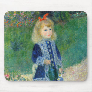 Pierre-Auguste Renoir - Een meisje met een gieter Muismat