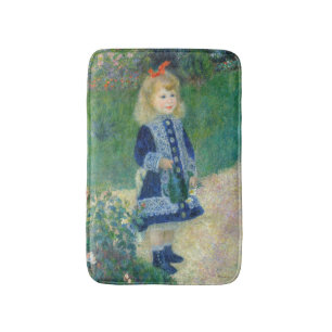 Pierre-Auguste Renoir - Een meisje met een gietkan Badmat