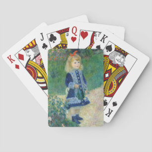 Pierre-Auguste Renoir - Een meisje met een gietkan Pokerkaarten