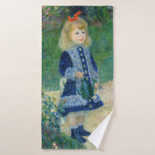 Pierre-Auguste Renoir - Een meisje met een watersc Bad Handdoek
