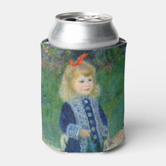 Pierre-Auguste Renoir - Een meisje met een watersc Blikjeskoeler (Blikje Voorkant)