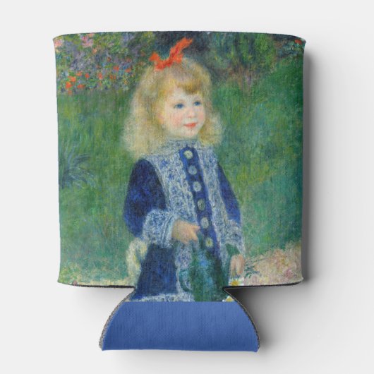 Pierre-Auguste Renoir - Een meisje met een watersc Blikjeskoeler (Achterkant)