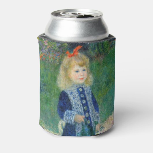 Pierre-Auguste Renoir - Een meisje met een watersc Blikjeskoeler (Blikje Achterkant)