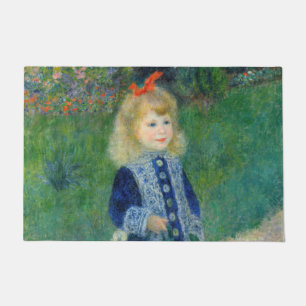 Pierre-Auguste Renoir - Een meisje met een watersc Deurmat
